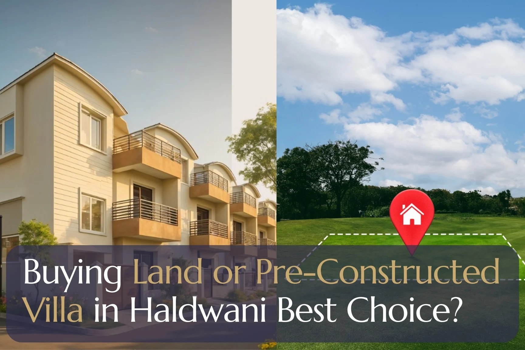 duplex villa or land in haaldwani